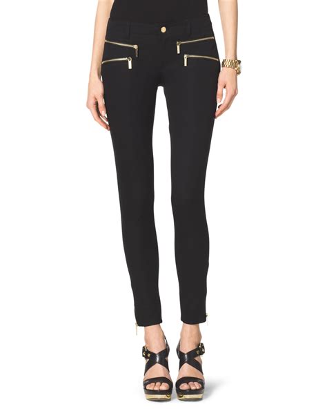 michael kors black jeans with logo women|Michael Kors 111818 pants.